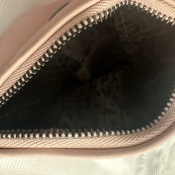 New Longchamp Le Pliage Pale Pink Leather Coin Purse - Picture 8 of 8